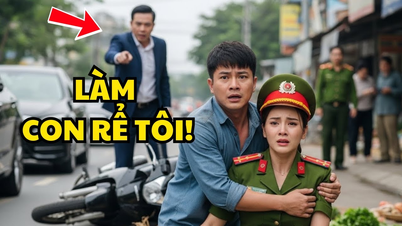 Anh Bán Rau CỨU Nữ Công An Khỏi Tai Nạn… 10 Phút Sau, ĐOÀN XE KÉO ĐẾN—BỐ CÔ NÓI: “LÀM CON RỂ TÔI!"