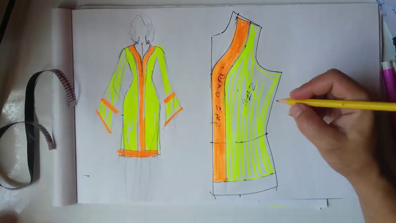 COMO EMPEZAR A DISEÑAR UN VESTIDO, BLUSA O ESCOTE || LECCIÓN # 24