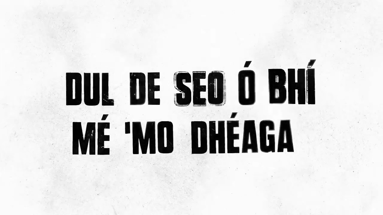 KNEECAP I Bhfiacha Linne with lyrics in Irish and English