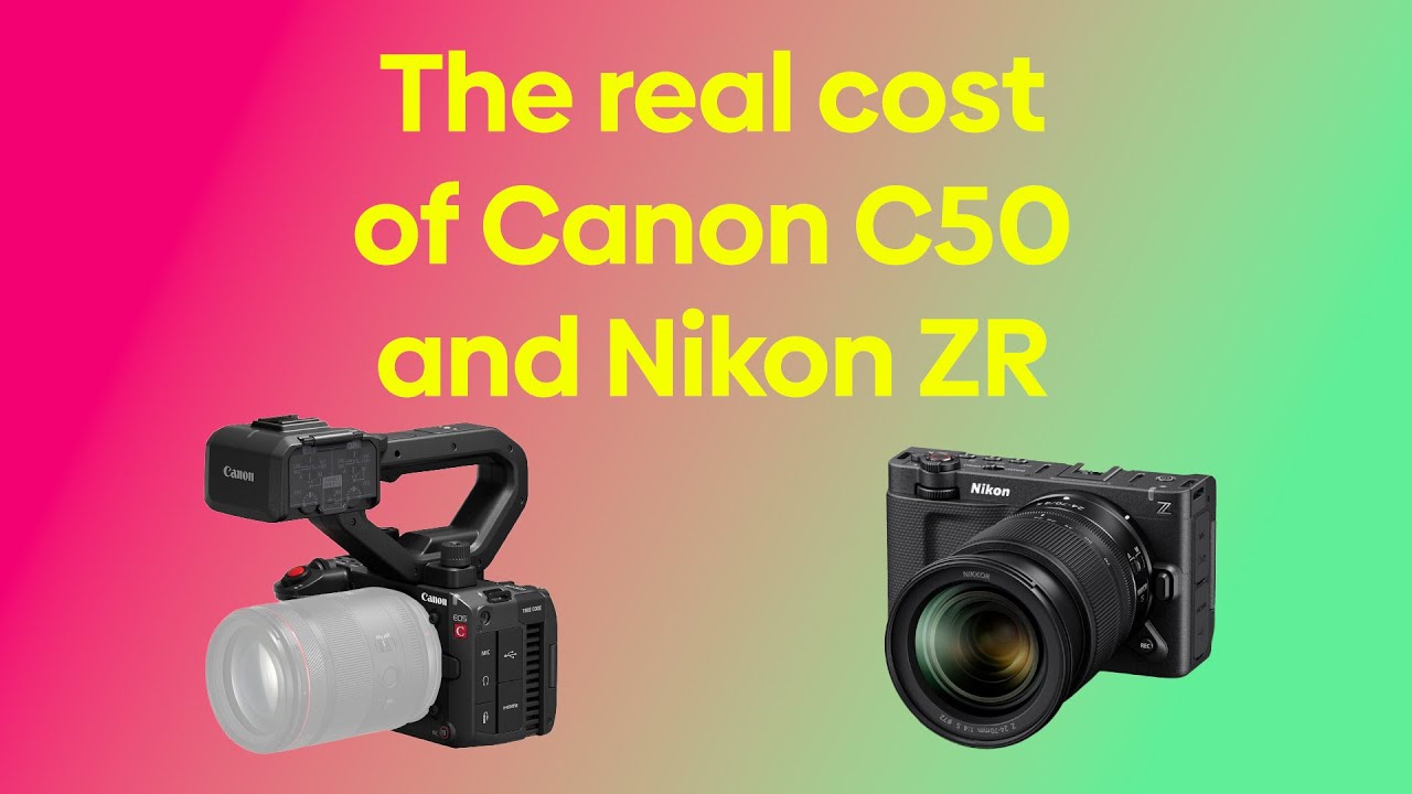 Реальная стоимость Canon C50 / Nikon ZR при тестировании стабилизации Sony APC-S