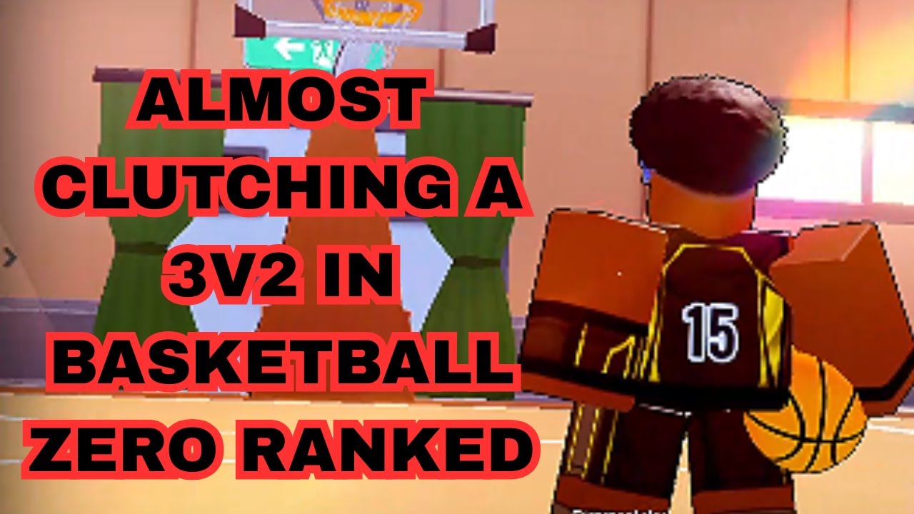 Мы почти схватили 3 на 2 в режиме рейтинговой игры Basketball Zero (ROBLOX)