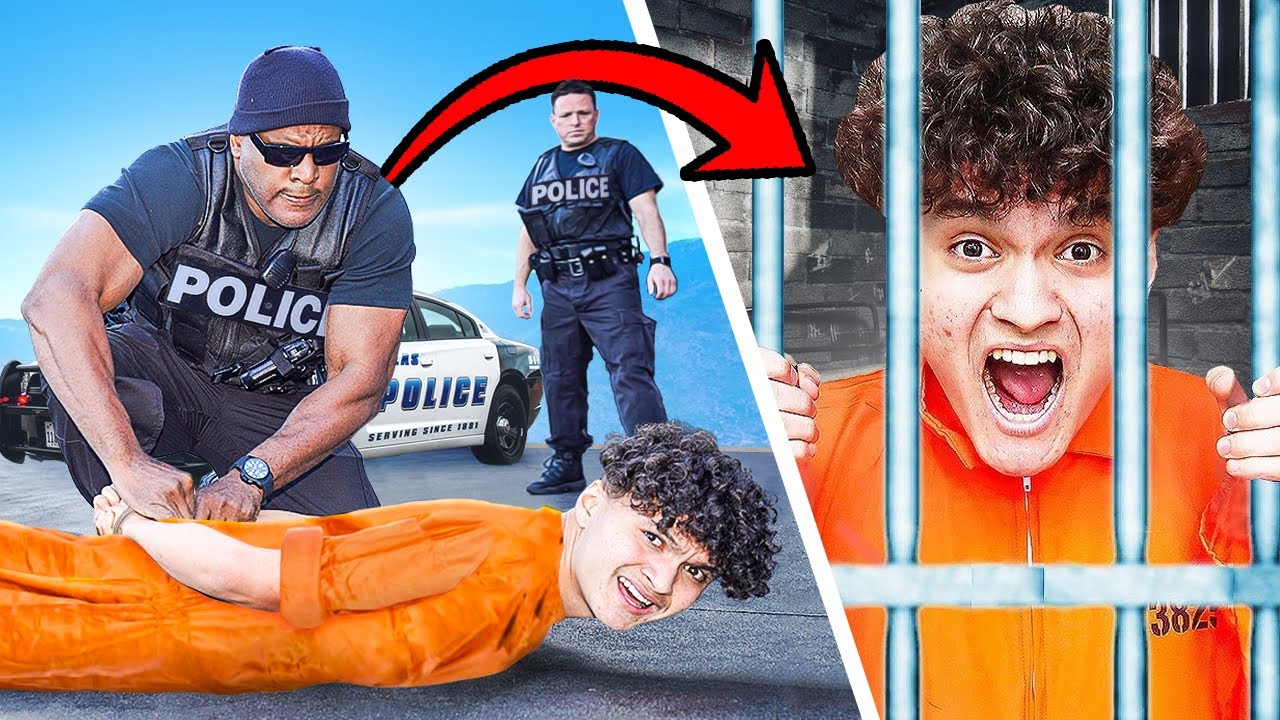 ARRESTING MY LITTLE BROTHER PRANK!! (Freakout)