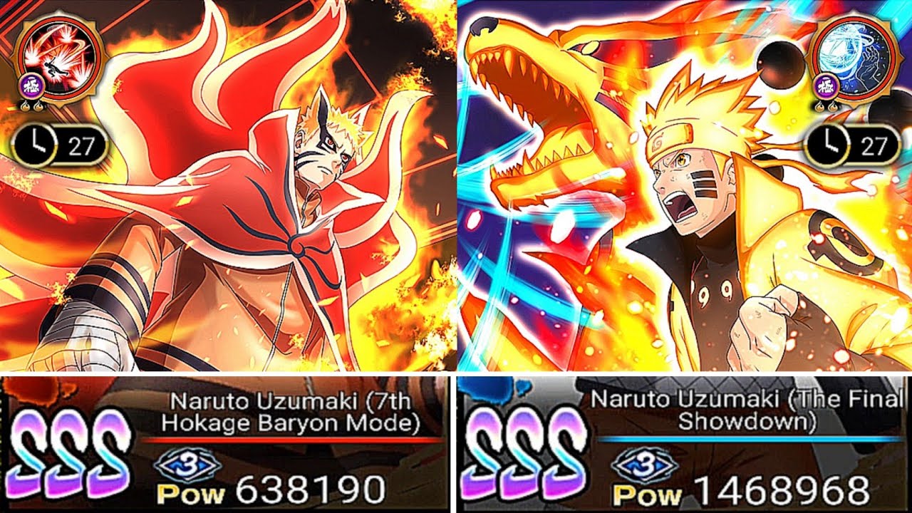 NxB NV: Naruto Baryon Mode Vs TFS| Who Is Better!? 🤔| Naruto X Boruto Ninja Voltage