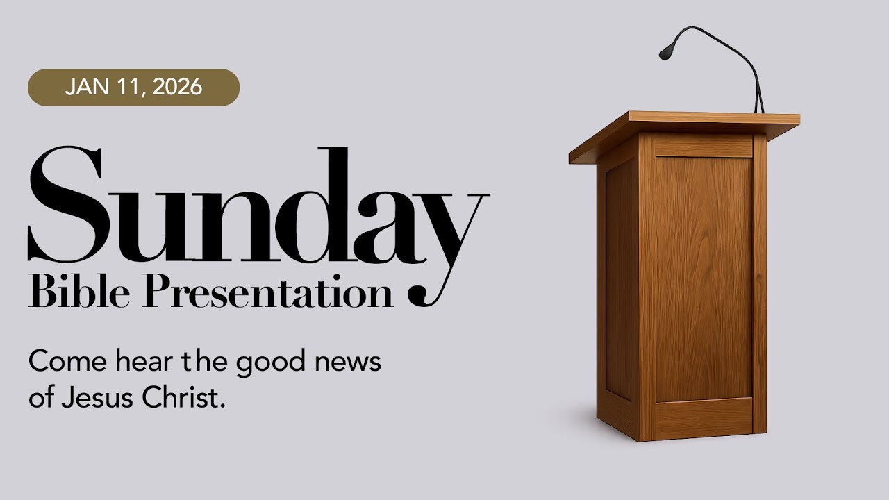 Hear the Gospel — A Message of Hope and Salvation (Live, Jan 11, 2026)