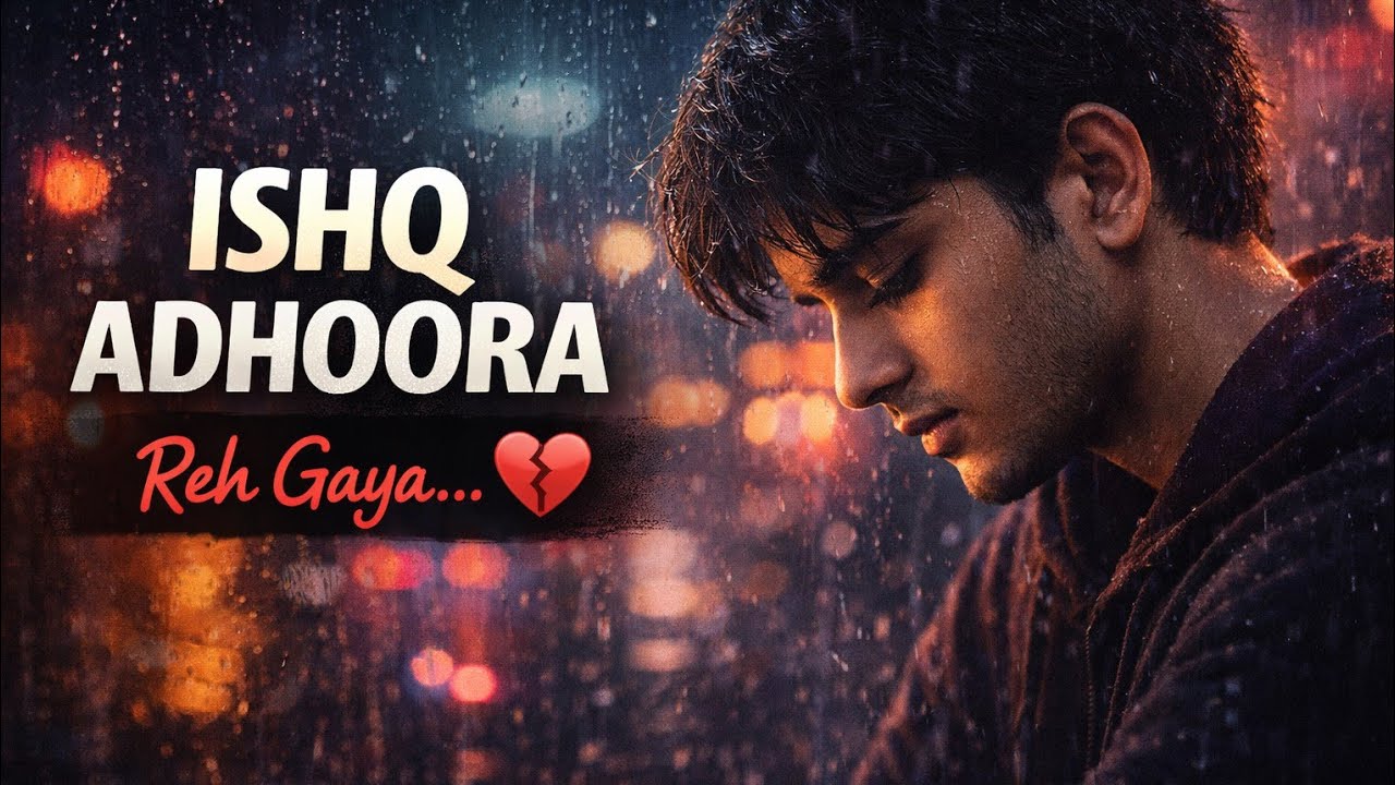 Ishq Adhoora Reh Gaya 💔 | Sad Romantic Lo-Fi Song | Alone Feelings Vibes
