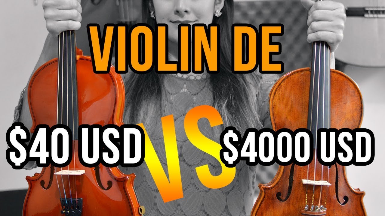Violín de 40 USD vs Violín de 4000 USD ¿Cuál es mejor?