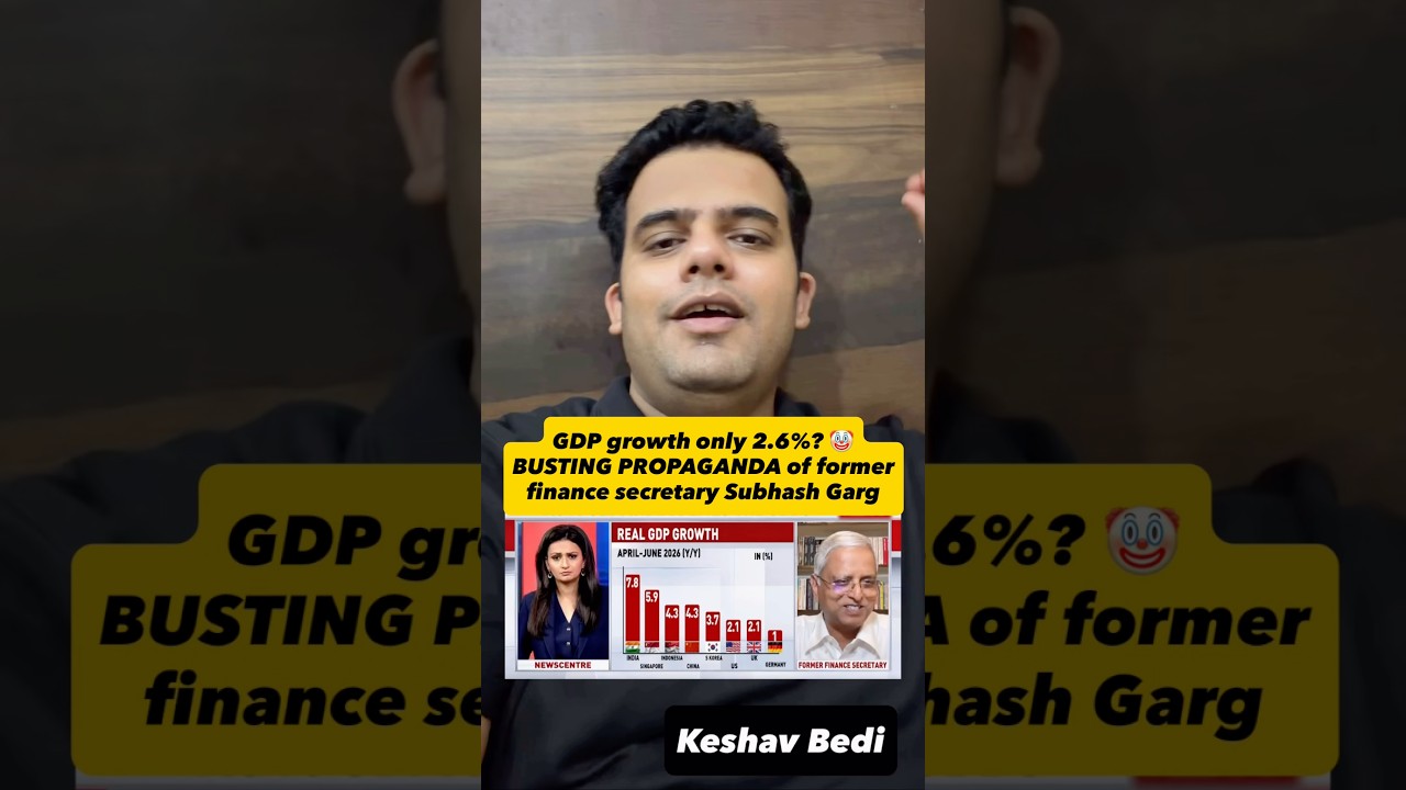Why fmr finance secretary Subhash Garg is not just WRONG but outright DISHONEST on GDP growth rate