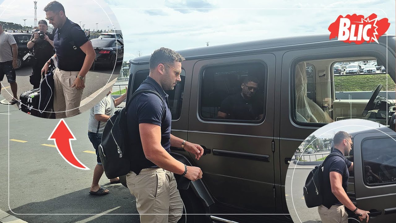 DUŠKO TOŠIĆ BESAN STIGAO U BEOGRAD Bivšeg fudbalera na aerodromu dočekala skupocena mašina