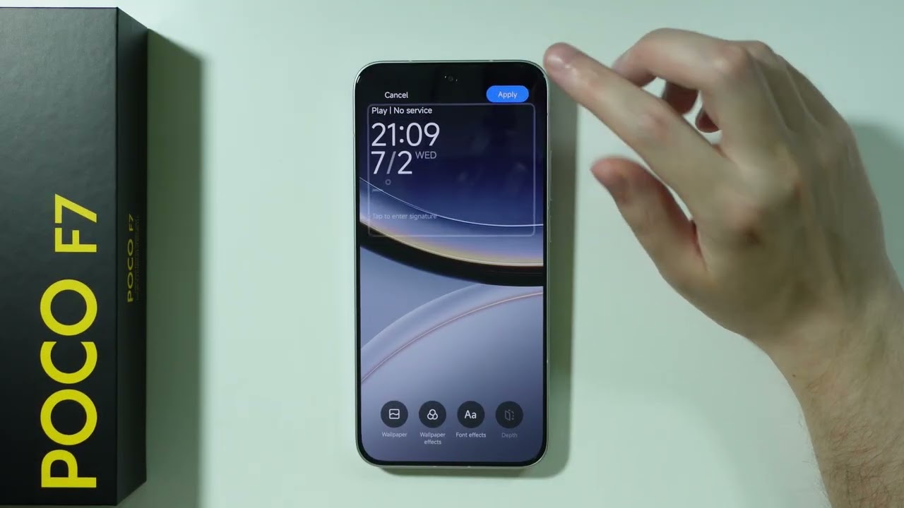 POCO F7: How to Customize Lock Screen