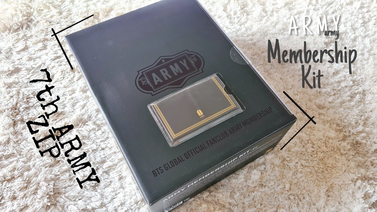 BTS 7TH ARMY Membership Kit (ARMY ZIP 2020)