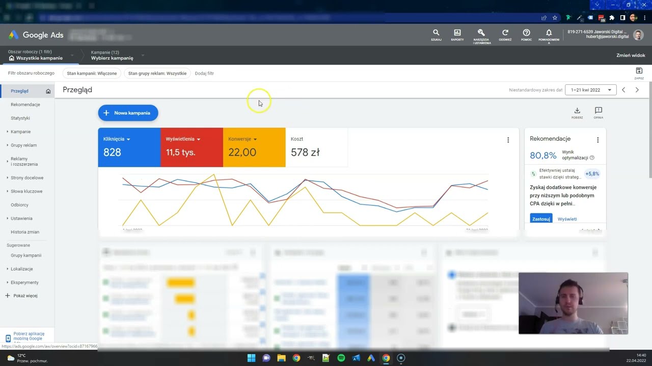 Optymalizacja kampanii - 3a: Śledzenie i analiza konwersji
