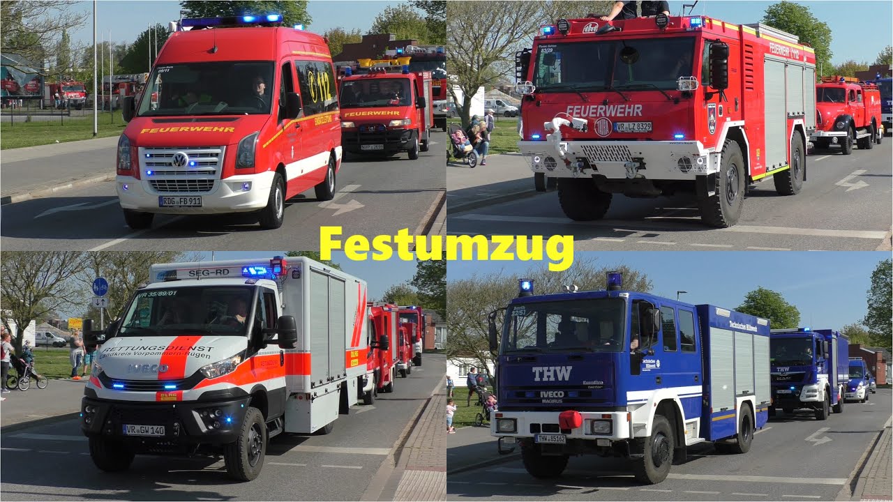 [1. Mai] Festumzug Freiwillige Feuerwehr Barth