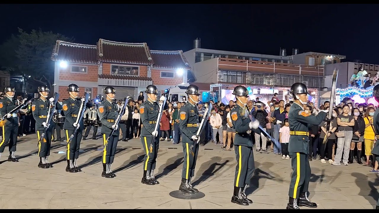 二重港仁安宮重建12週年繞境~宜蘭國光儀隊