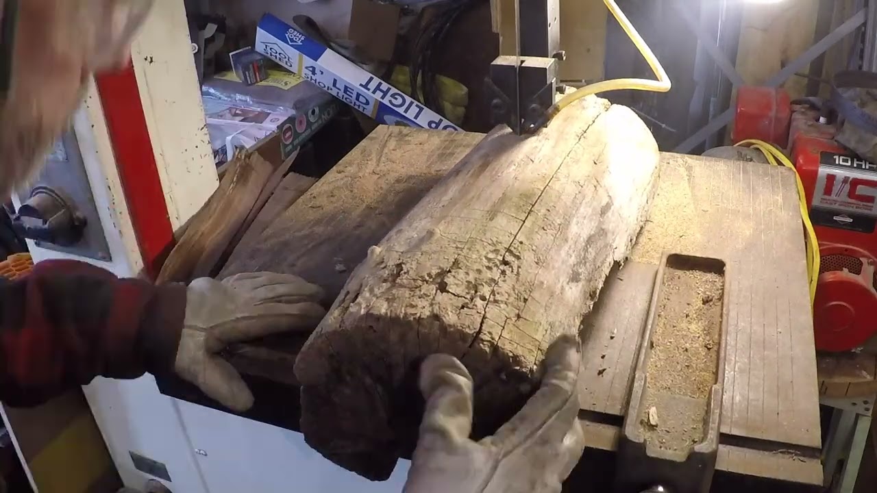 Sawing Logs into Lumber on a 20