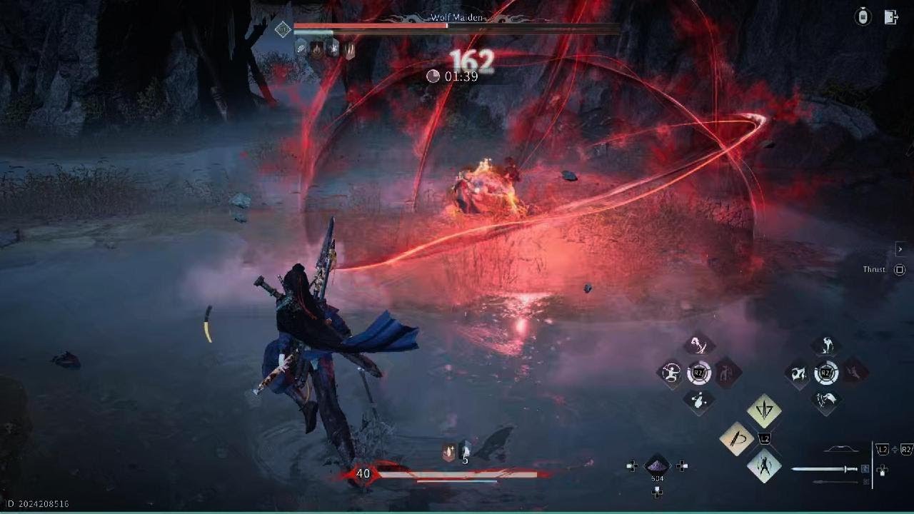 Where Winds Meet Wolf Maiden Abyss No Damage
