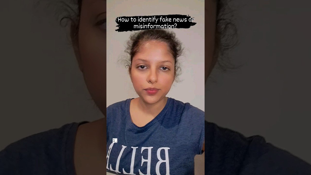 How to identify fake information? 