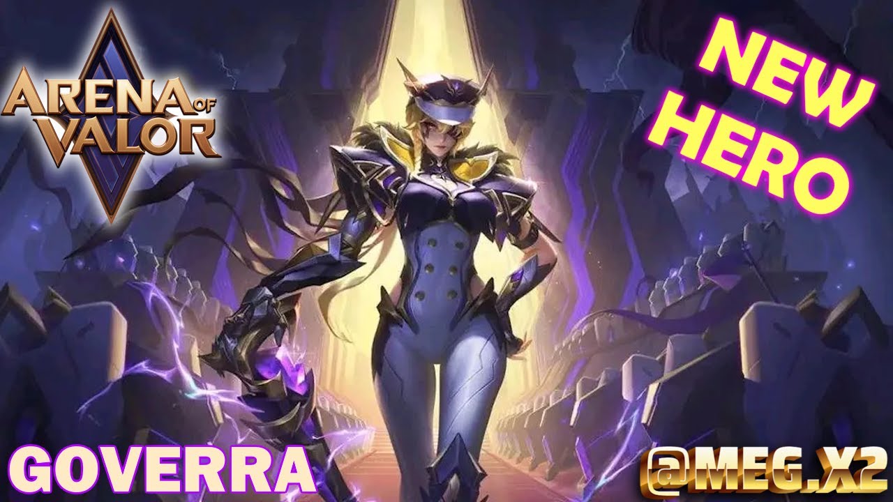 NEW HERO - Goverra (HOK Milady) Review and First Game - Arena of Valor (AOV NA)