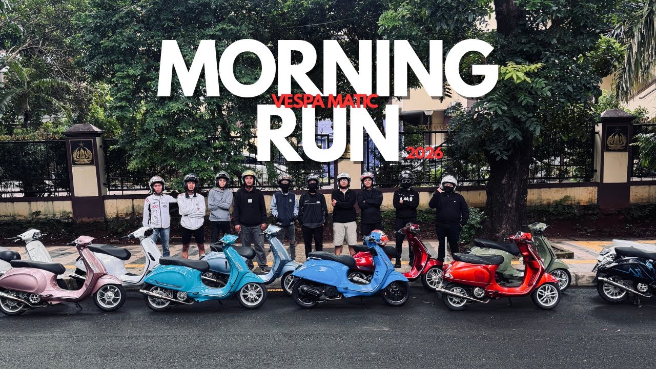 SUNMORI PERDANA DI 2026 - JOSJIS VESPA MATIC ‼️🔥