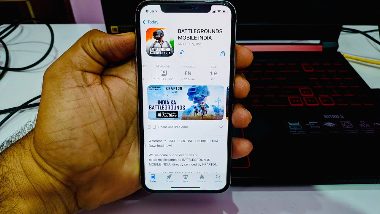 BATTLEGROUND MOBILE INDIA OUT FOR IOS | APPLE BGMI GAMEPLAY 🔥