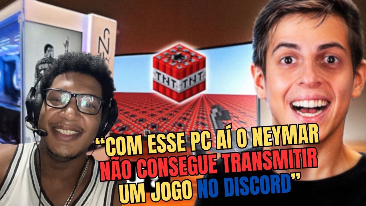 🚨 UP REAGINDO A TENTATIVA DE TRAVAR O NOVO PC DO NEYMAR