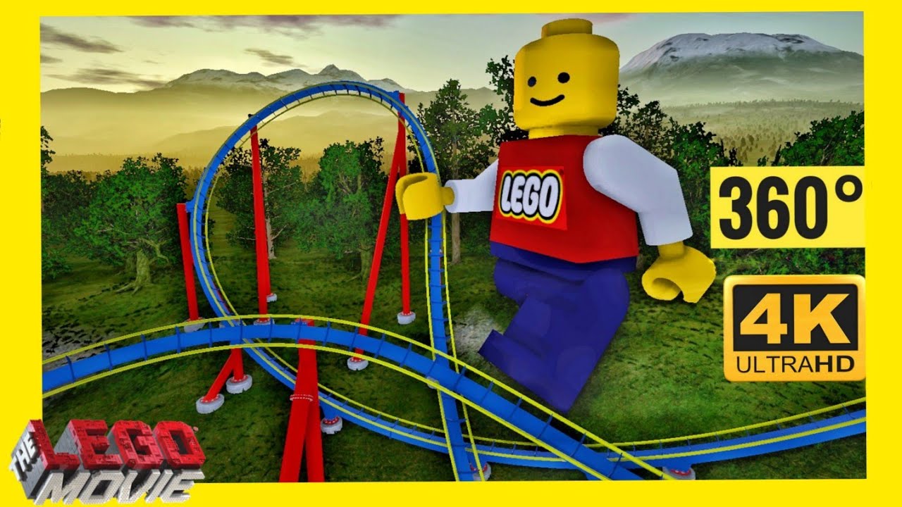 [4K 360 VR Video] Lego Movie & Star Wars Coaster Simulator for Google Cardboard 360&deg; 3D VR SBS