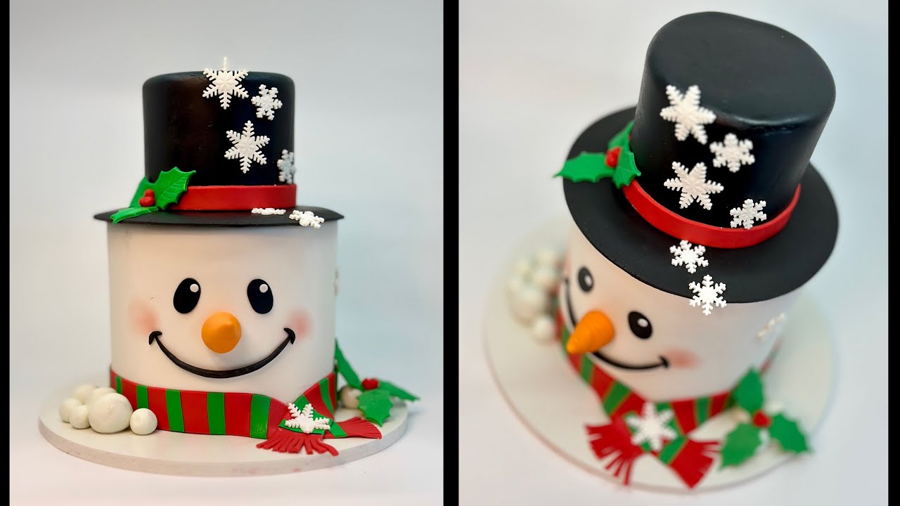 Frosty the Snowman Cake |  Christmas Cake