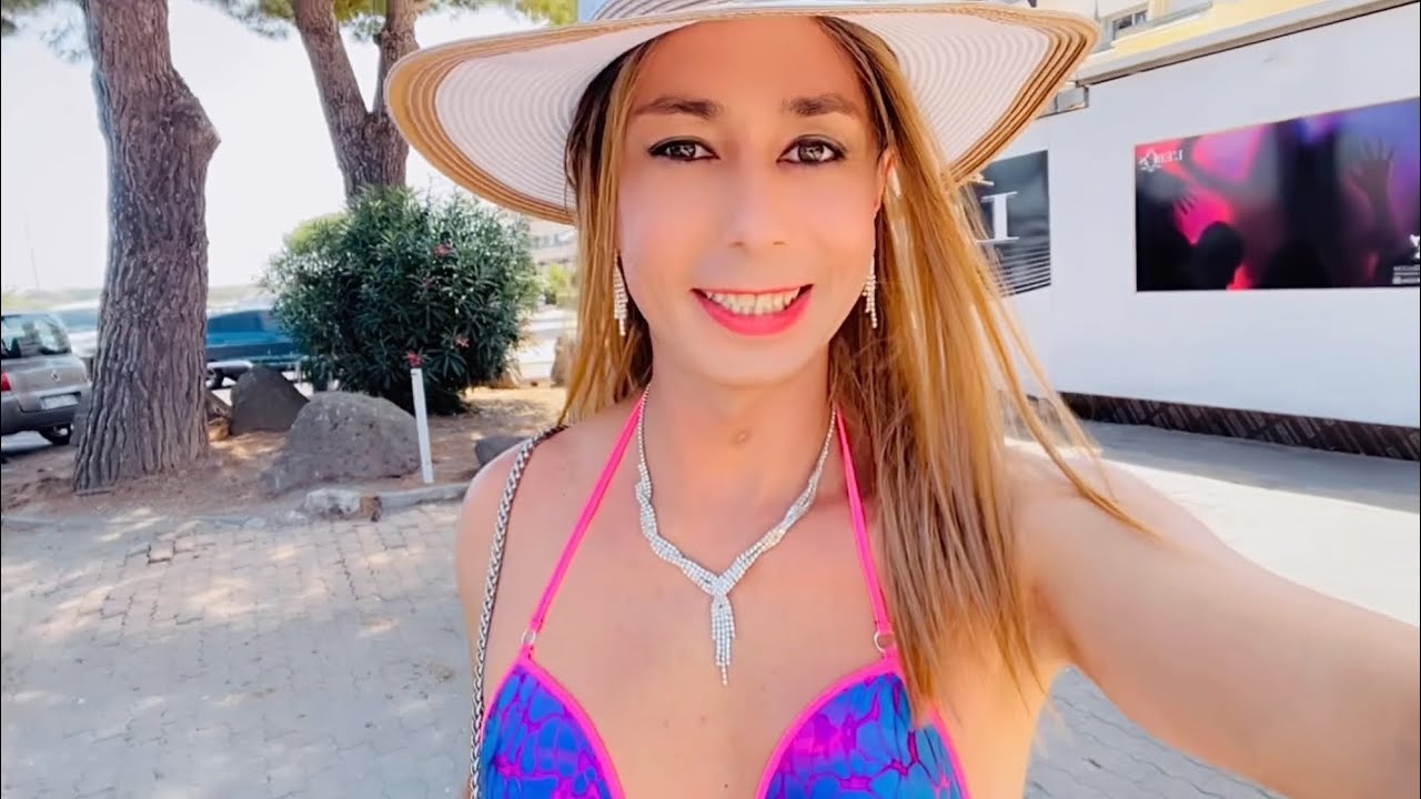 It's the start of the holidays - Crossdresser on bikini