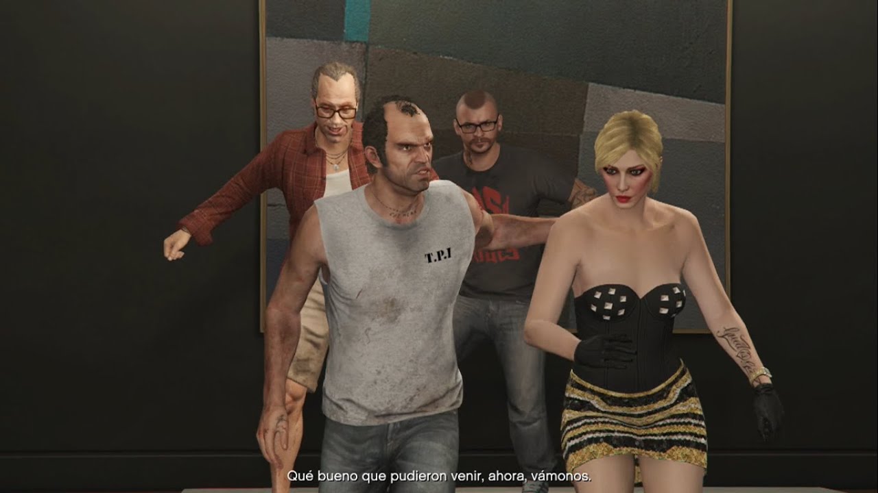 GTA V Online Xbox One Heist scene Trevor