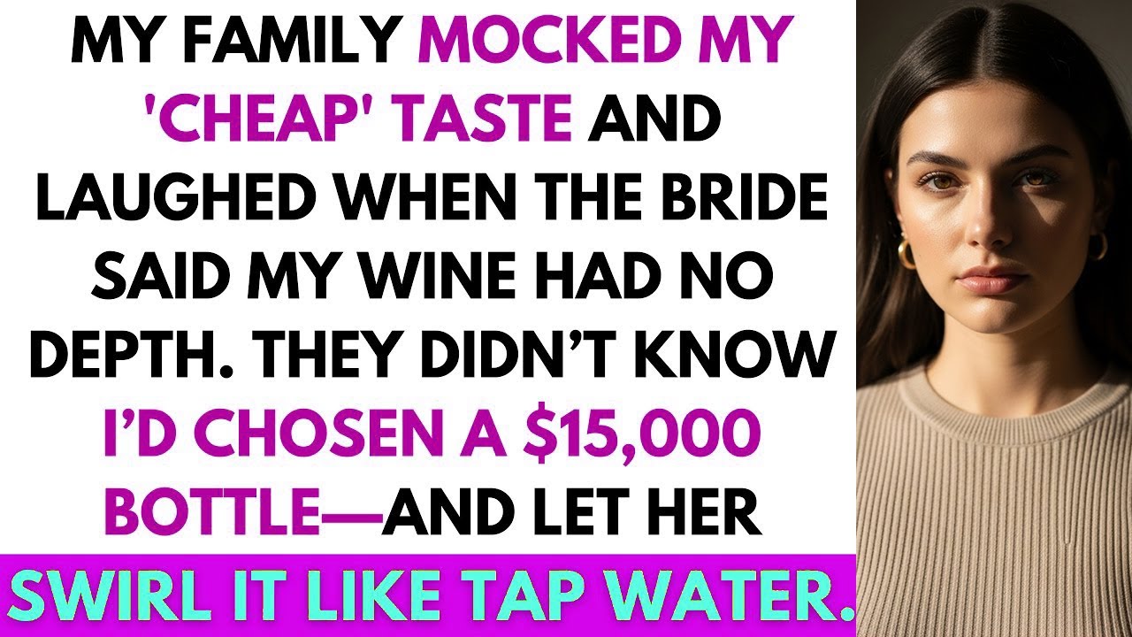 My Parents Mocked Me at My Brother’s Engagement — Then I Revealed the Wine They Mocked Cost $15,000