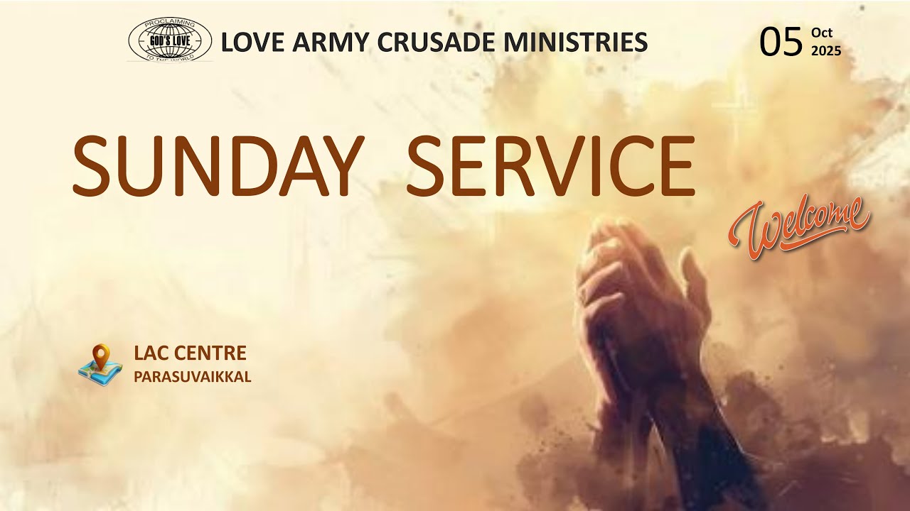SUNDAY SERVICE LIVE || 5-10-2025 || LAC MINISTRIES