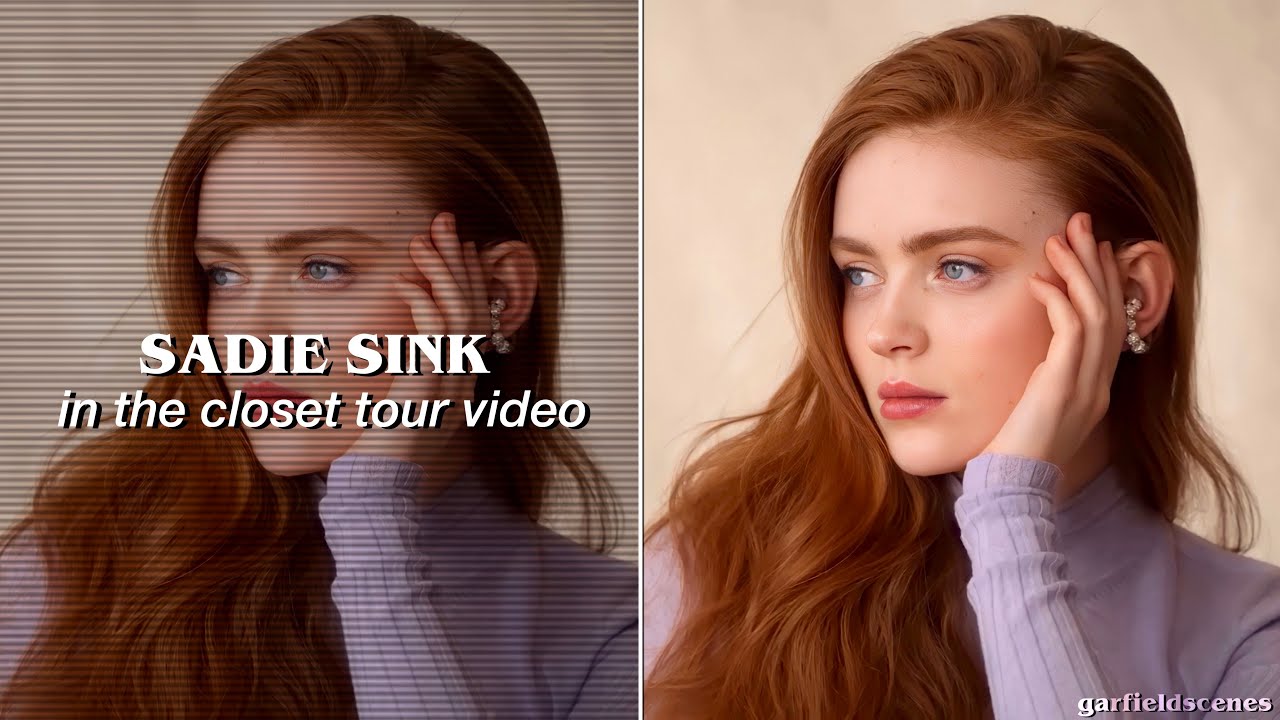sadie sink (closet tour) video | twixtor scenepack