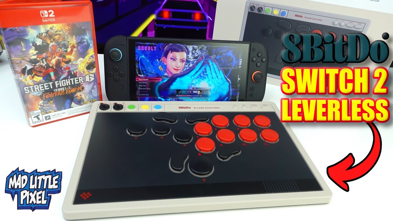 Аркадный контроллер 8BitDo с кнопками для Nintendo Switch 2 и ПК! СТОИТ ЛИ ТОГО?