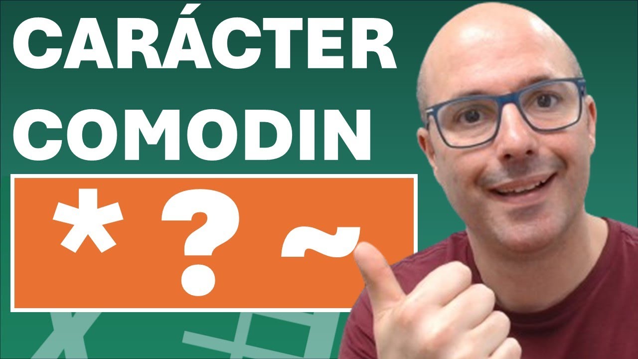 ✅ CARACTERES COMODÍN en #excel