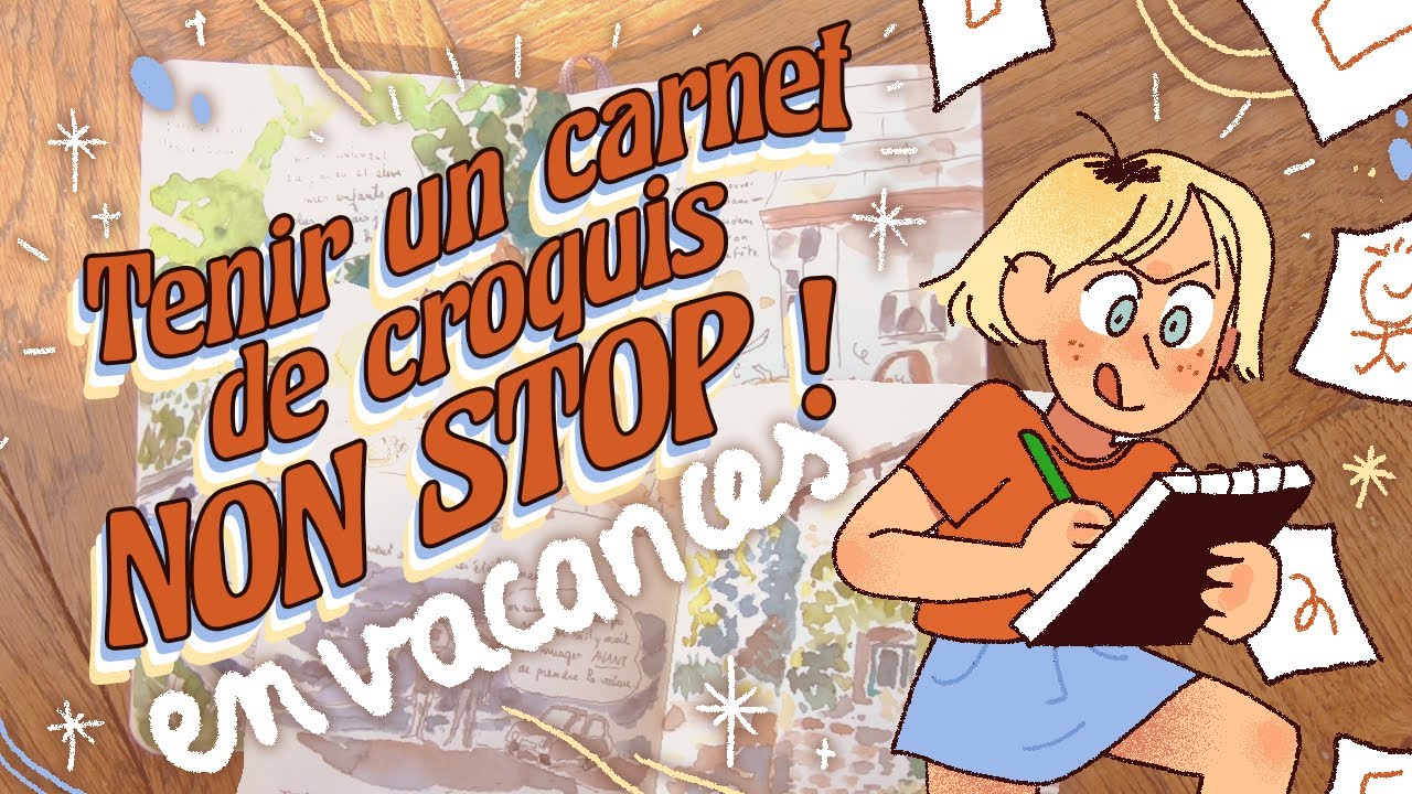 Tenir un carnet de croquis en ✨ 𝓿𝓪𝓬𝓪𝓷𝓬𝓮𝓼 ✨