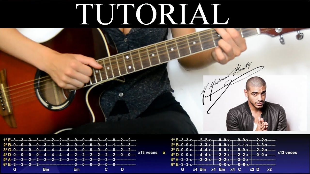Cómo tocar Quédate de Manuel Medrano (Tutorial de Guitarra) / How to play
