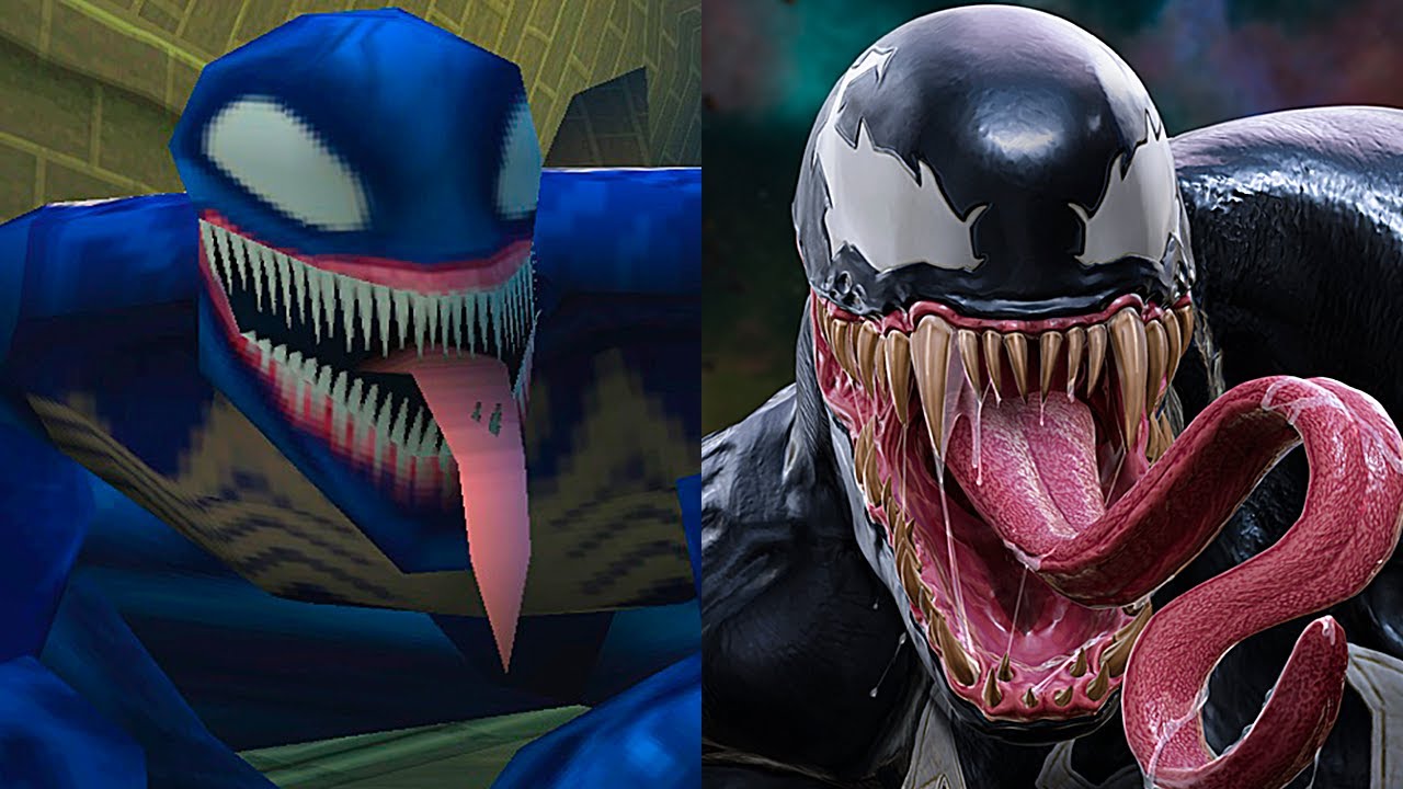 Evolution of Venom in Spider-Man Games 2000 - 2008