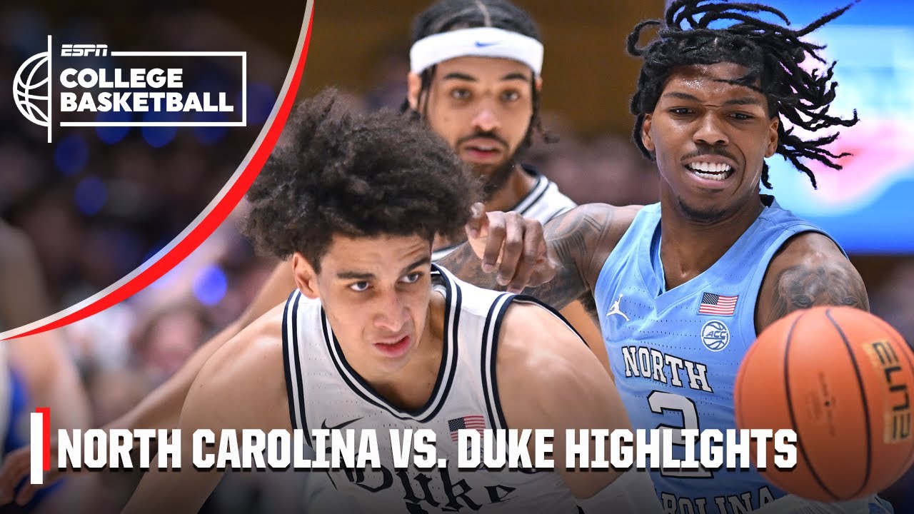 North Carolina Tar Heels vs. Duke Blue Devils | Full Game Highlights