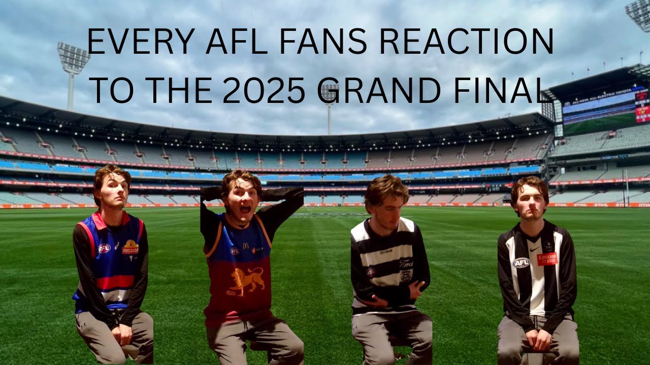 Every AFL Fans Reaction to the 2025 Grand Final