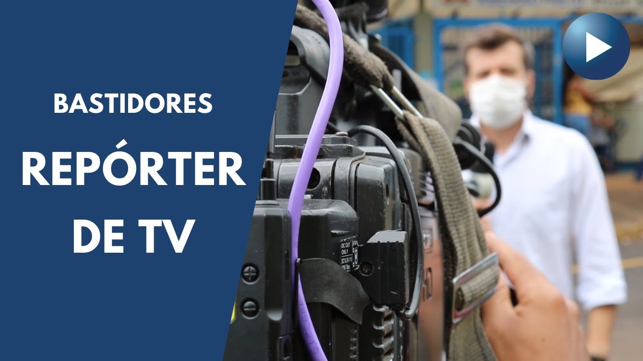Bastidores de uma reportagem de TV