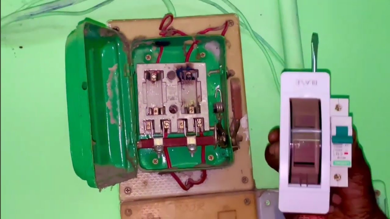 মেইন সুইচ কিভাবে সার্কিট ব্রেকার লাগাবেন | How to install a circuit breaker on the main switch