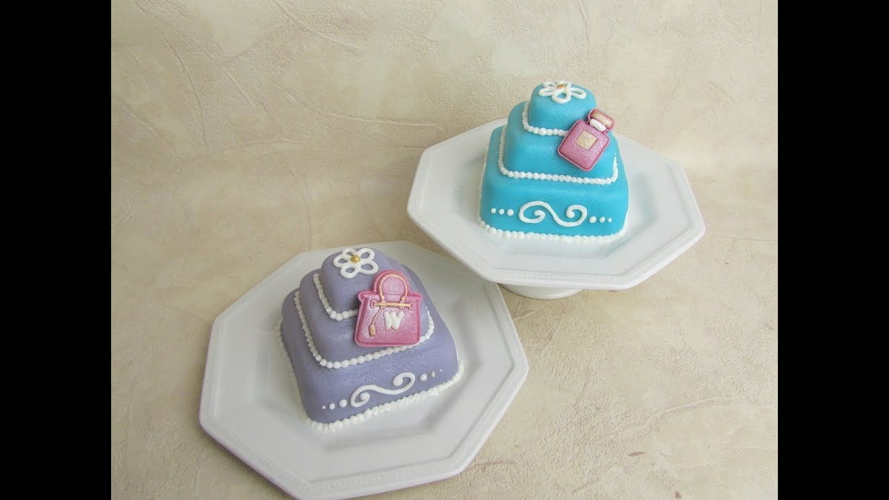 Glamour Mini Cakes (Handbag and Perfume) - Silikomart
