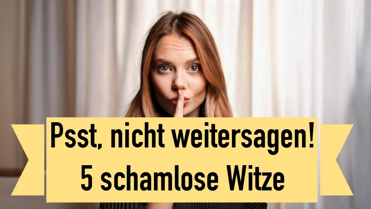 Psst, nicht weitersagen: 5 schamlose Witze – mit Jupp und Pitter