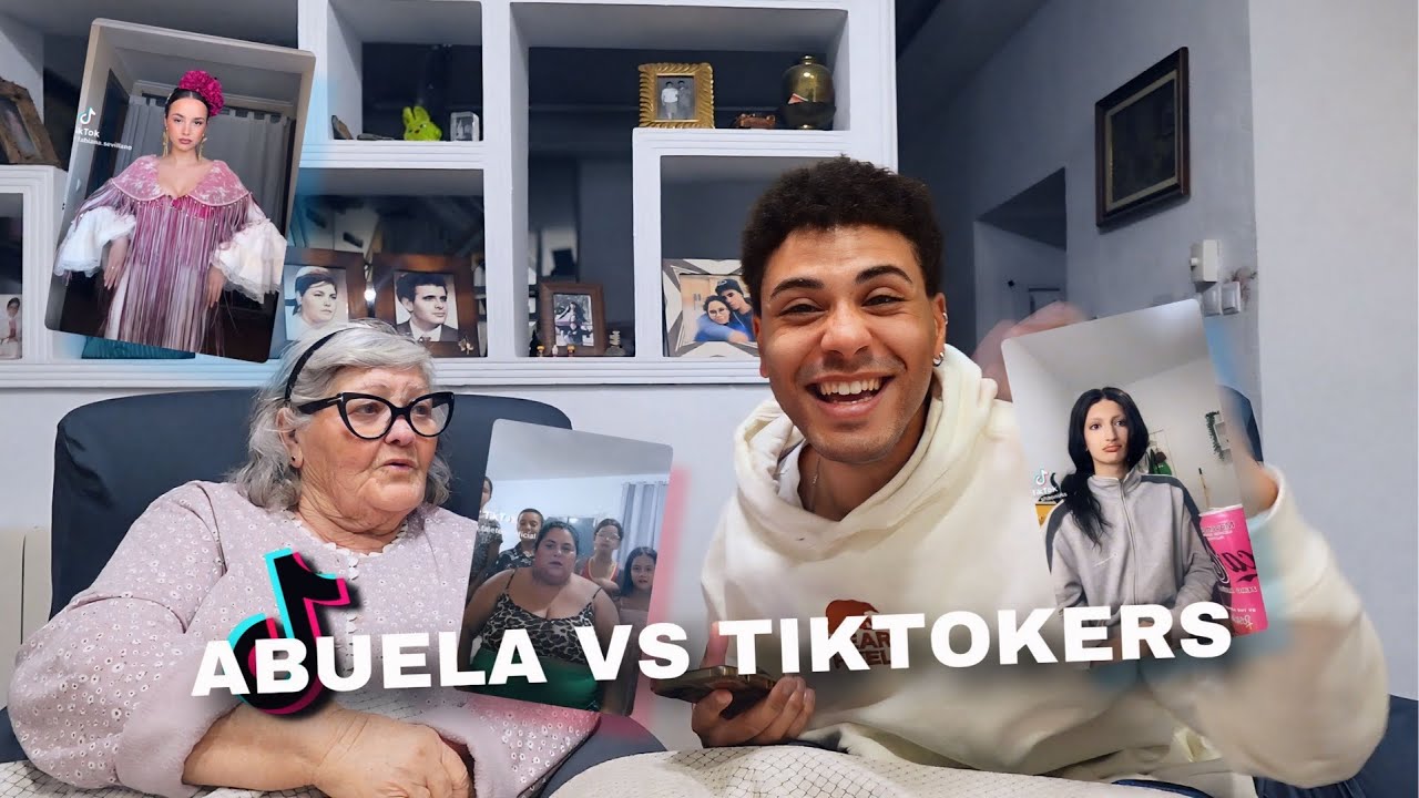 MI ABUELA REACCIONA A TIKTOKERS Pt3