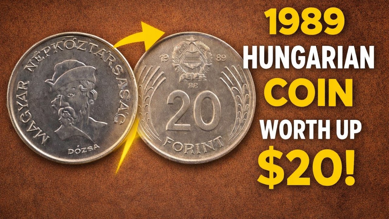 Rare 20 Forint Coin 1989 | Hungary Coin Worth Money?