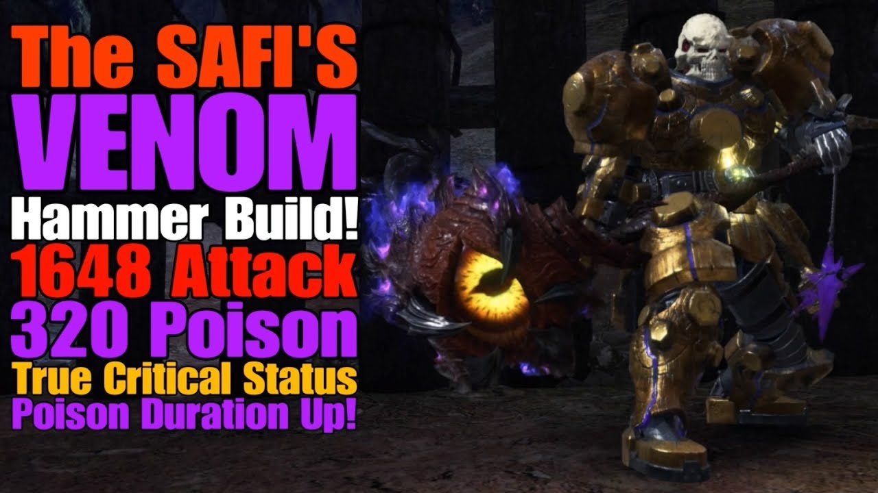 MHW: Iceborne - The Safi's Venom Hammer Build! (Safi's Venomcrusher)