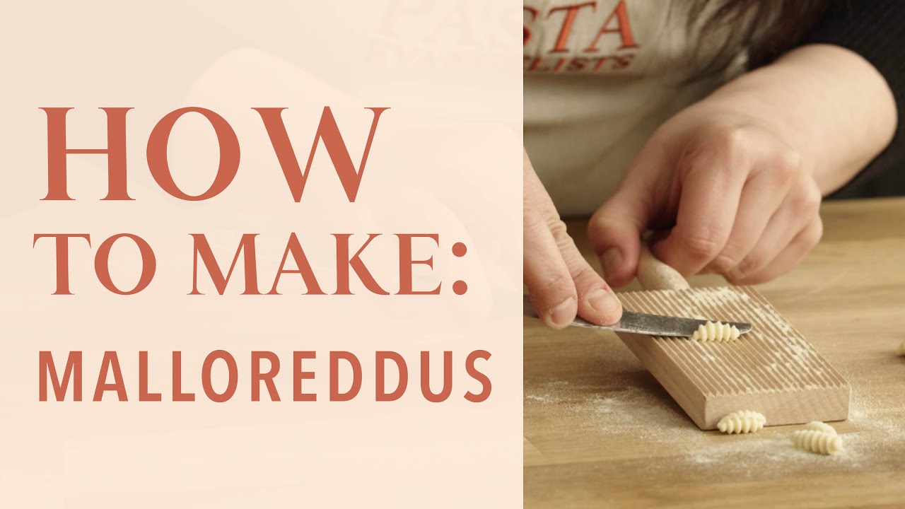 How to make malloreddus, or gnocchetti sardi