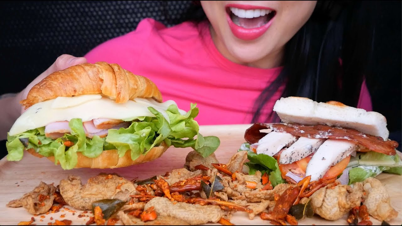 SANDWICHES KINDA DAY (ASMR EATING SOUNDS) NO TALKING | SAS-ASMR