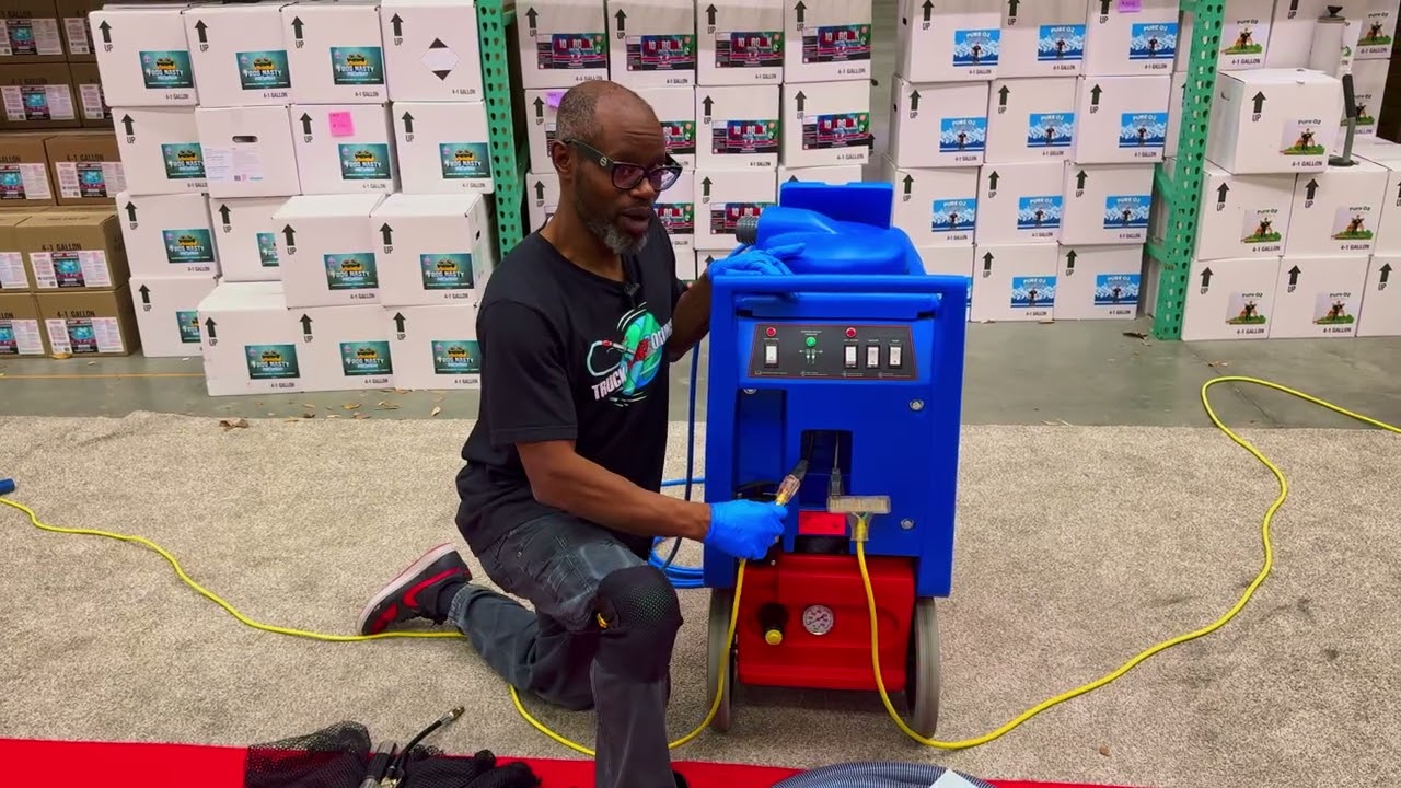 TMF Extreme Heat Portable Extractor Set Up & Tips for Carpet Cleaners