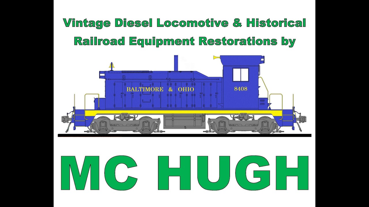 McHugh preforms a complete restoration to a 1940 built EMC 600hp SW-1 locomotive