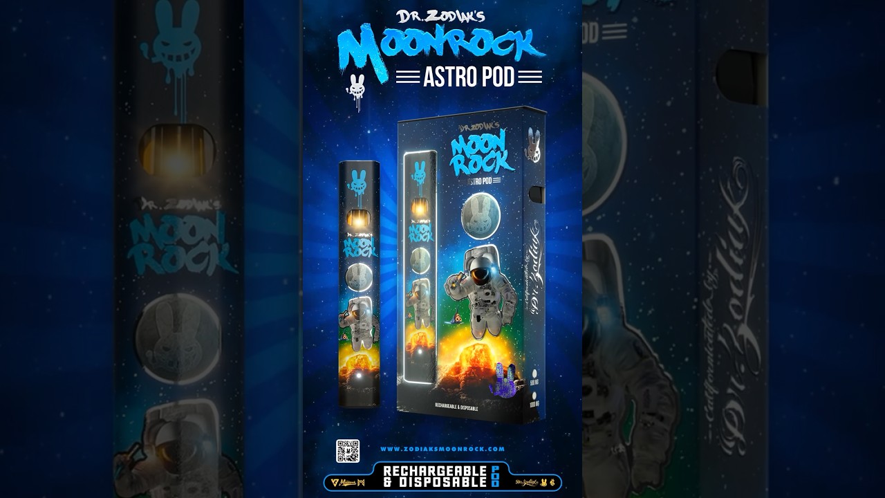 Moonrock AstroPods by Dr. Zodiak (disposable & rechargeable)